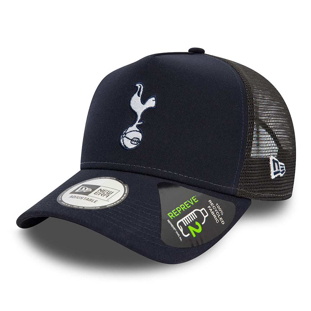 New Era Tottenham Hotspur FC A-Frame Trucker Cap - Repreve - Navy Blue ...