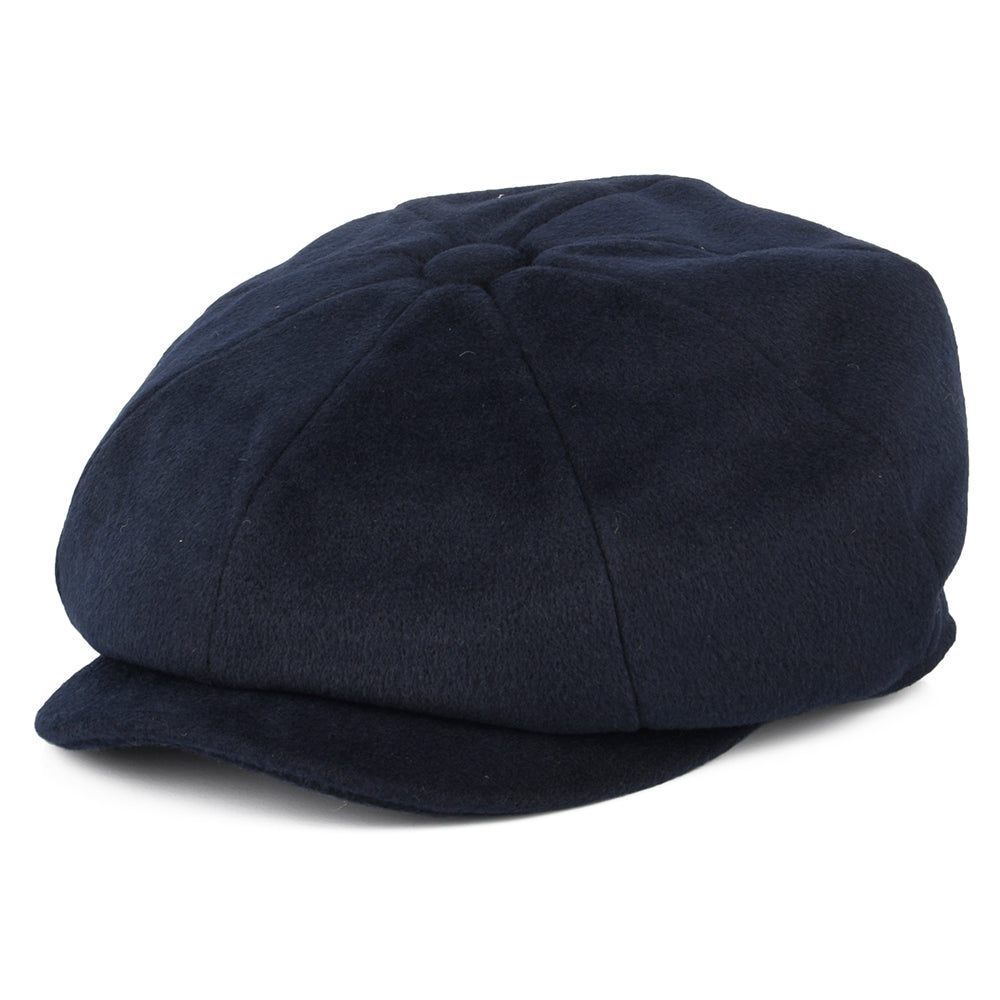 Barbour Hats Brendon Brushed Newsboy Cap - Navy Blue – Village Hats