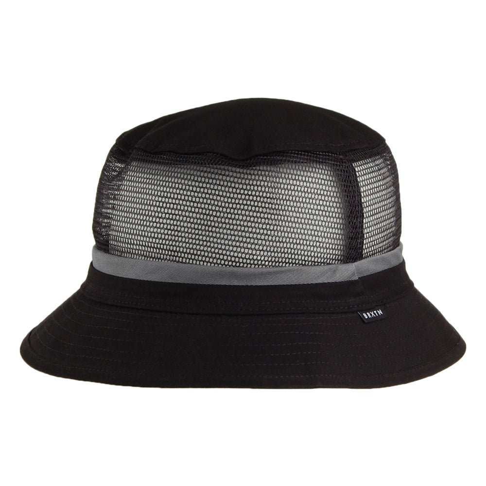 Wool Tweed Cloche Bucket Hat in Light Gray Off-white Donegal 