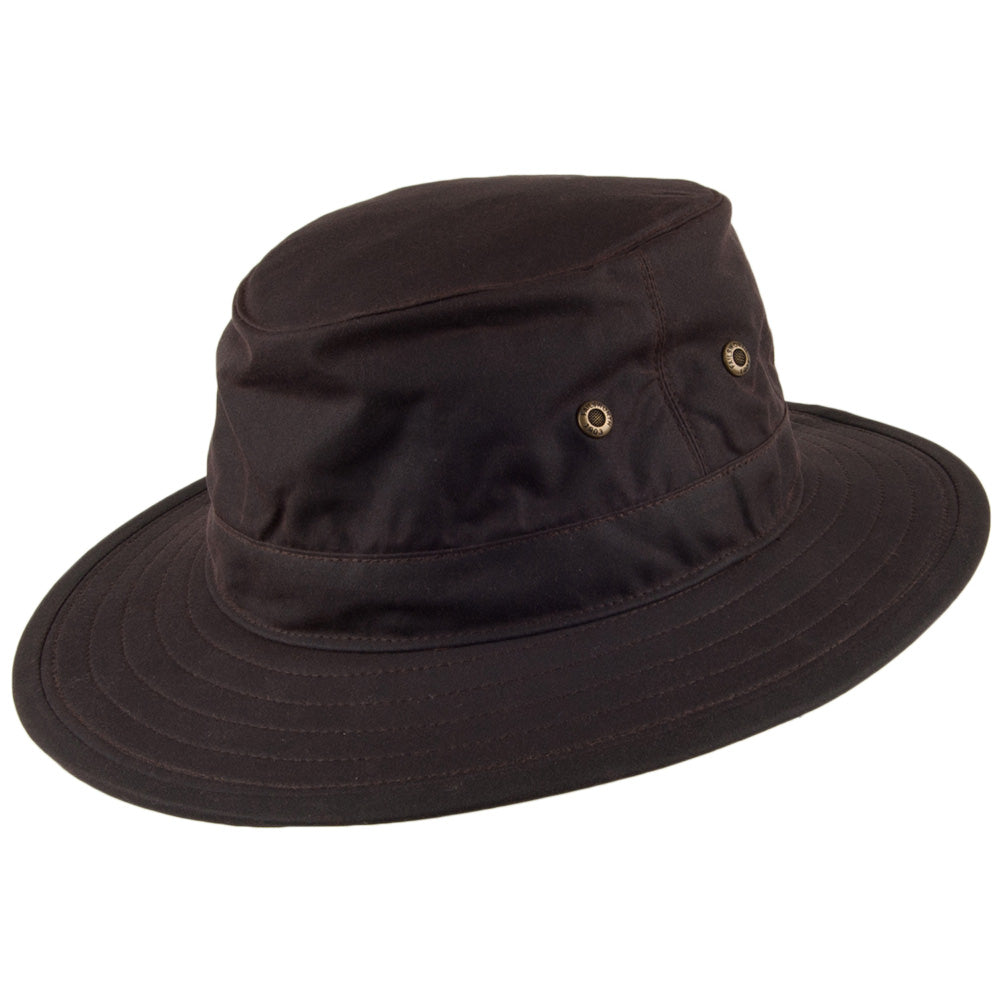 Failsworth Hats Waxed Cotton Traveller Hat - Brown – Village Hats