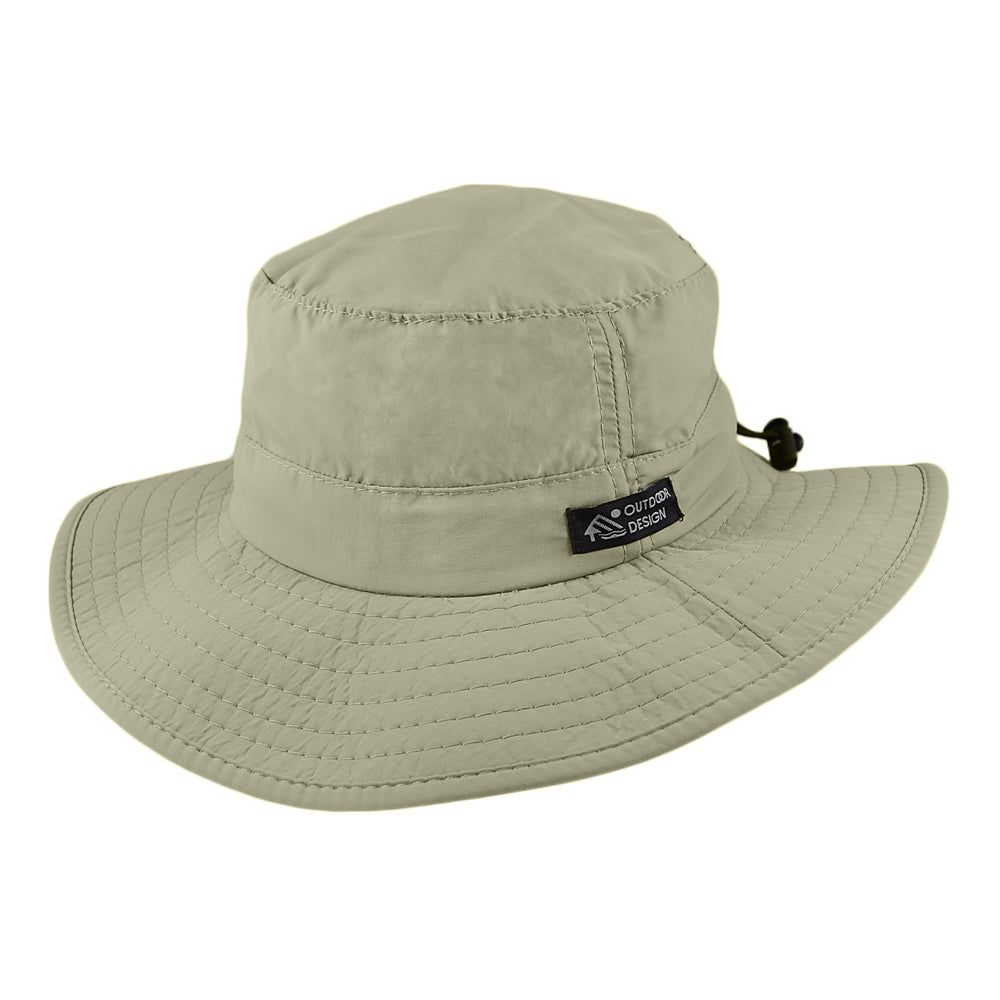 Dorfman Pacific Hats Evergreen Packable Big Brim Boonie Hat - Khaki –  Village Hats