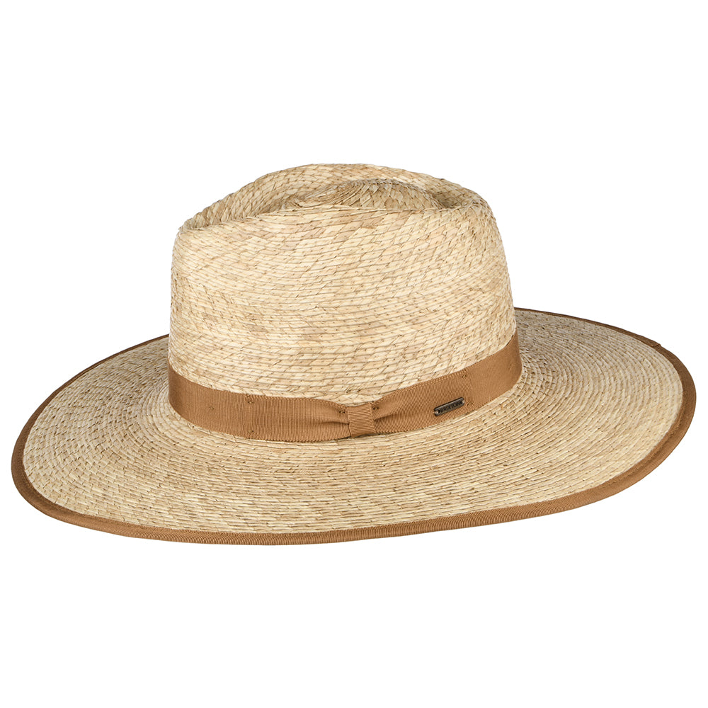 Brixton Hats Jo Rancher Straw Cowboy Hat - Natural-Tan