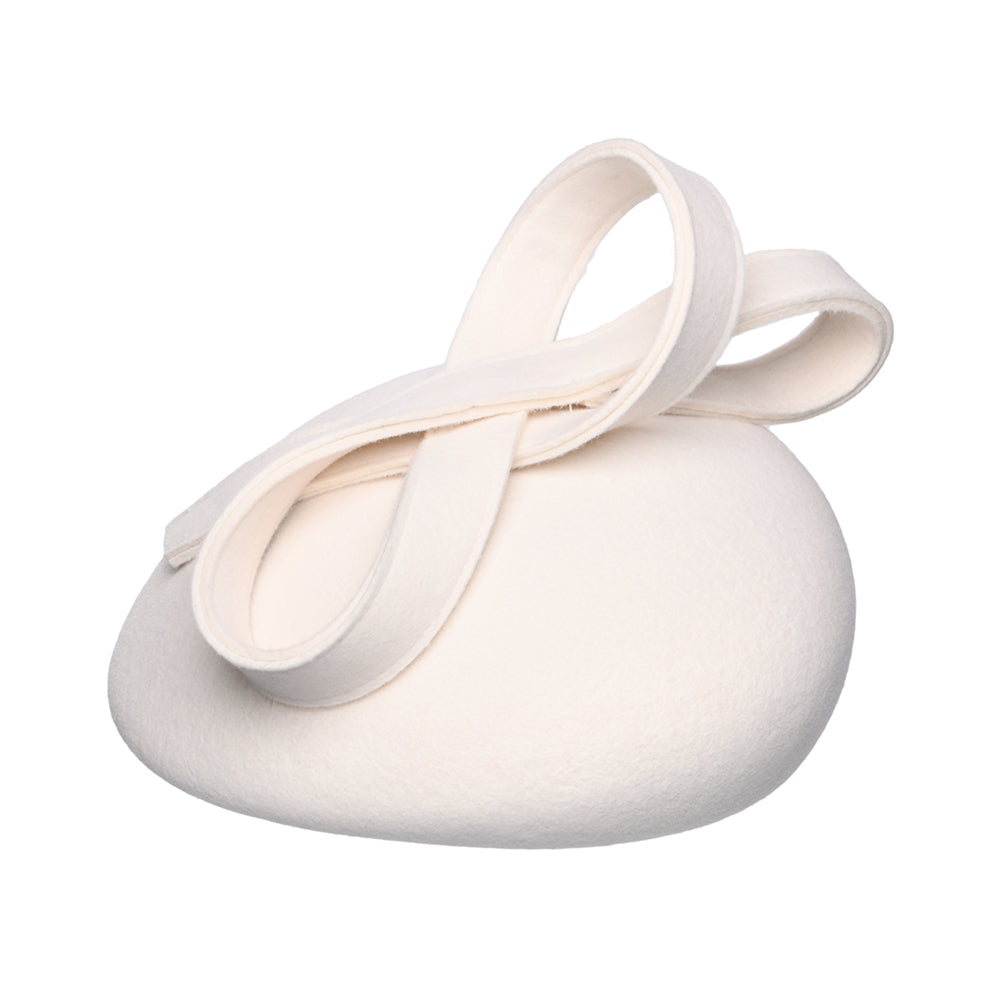 Whiteley Jenny Wool Pillbox Hat - Winter White