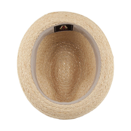 Jaxon & James Saybrook Raffia Trilby Hat - Natural