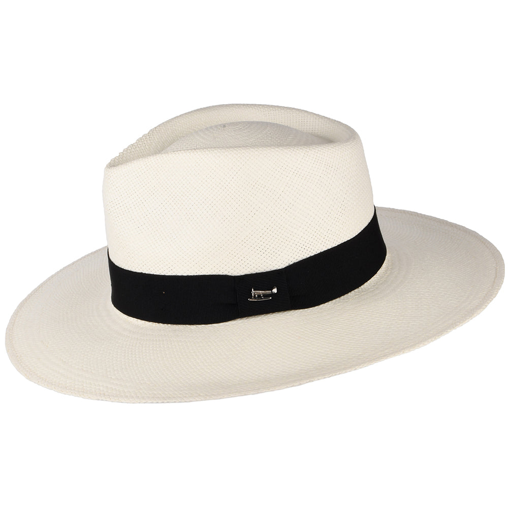 Whiteley Hats Aintree Panama Fedora Hat - Bleach