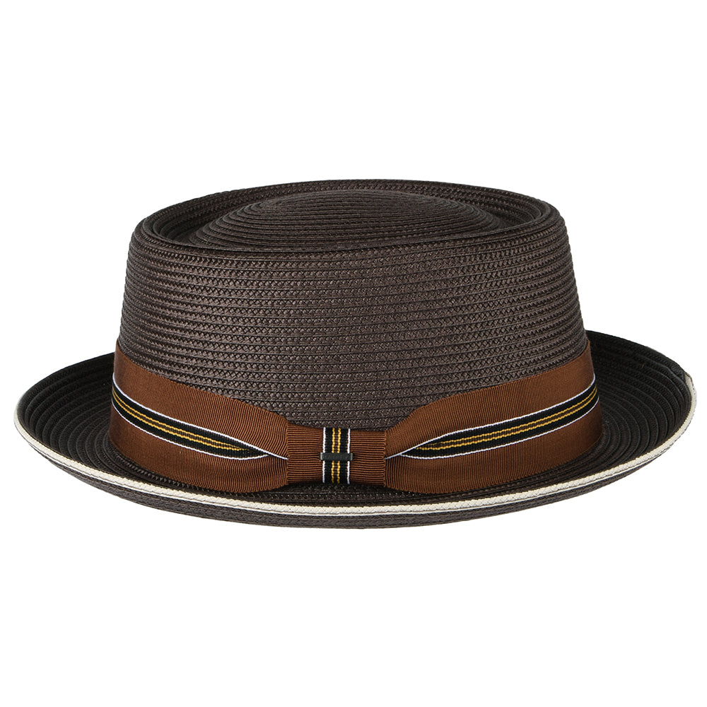 Bailey Hats Carver Pork Pie Hat - Coffee