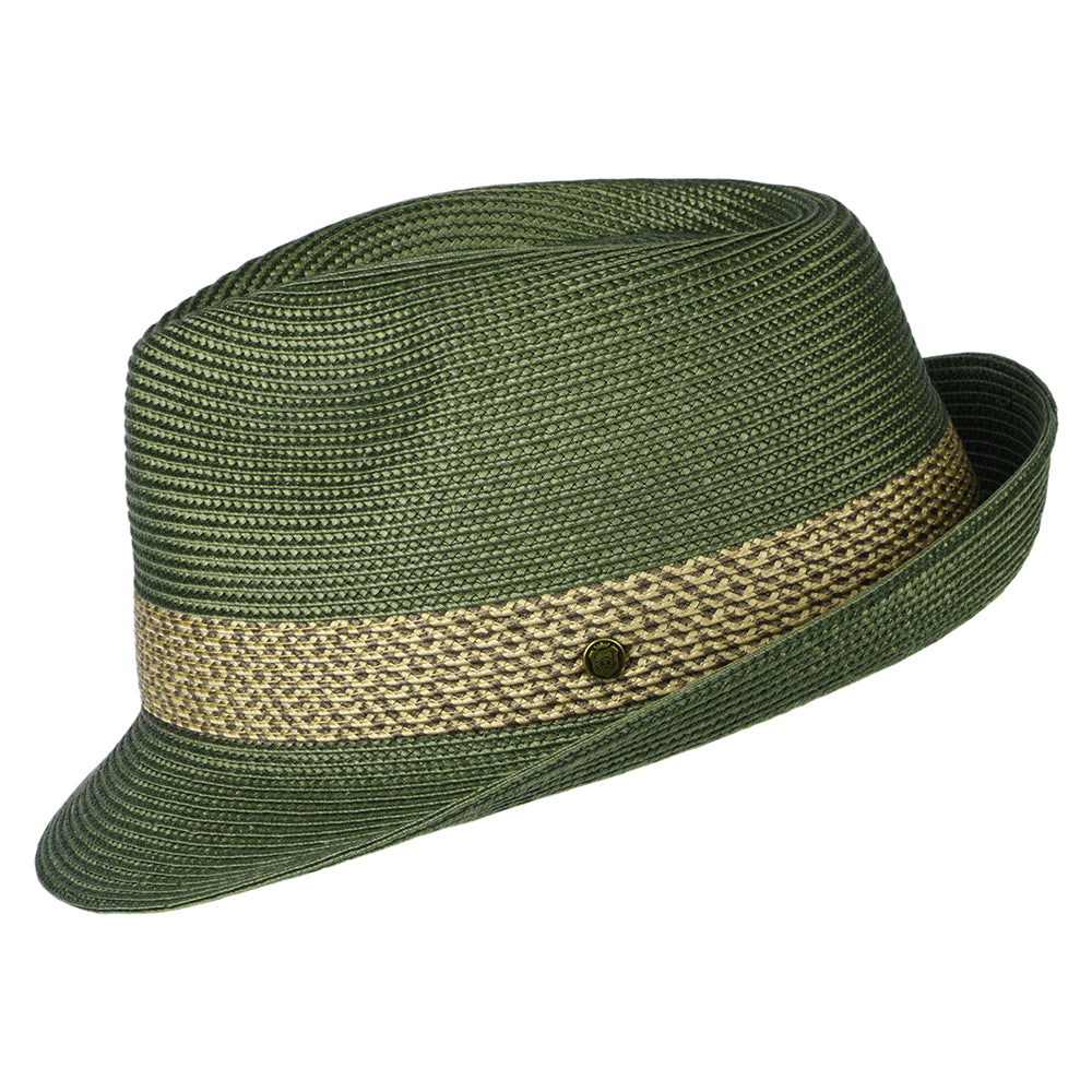 Failsworth Hats Milan Trilby Hat - Olive