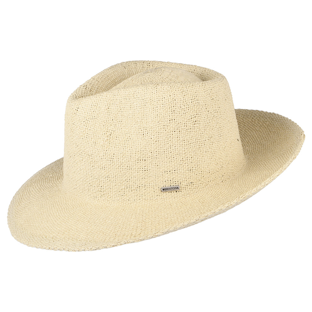 Brixton Hats Dayton Convertabrim Toyo Straw Cowboy Hat - Natural