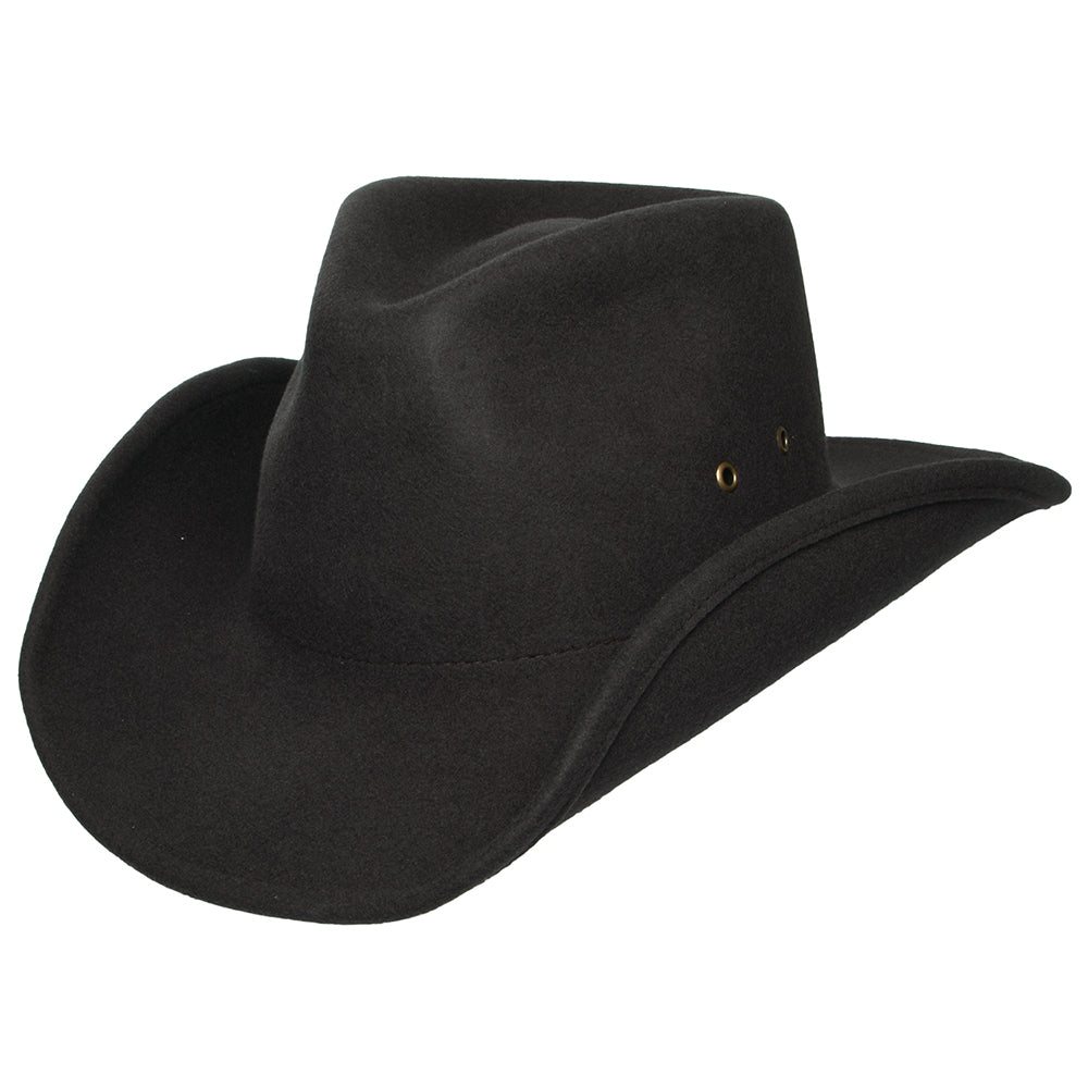 Brixton Hats Scottsdale Weather Guard Wool Felt Cowboy Hat - Chocolate