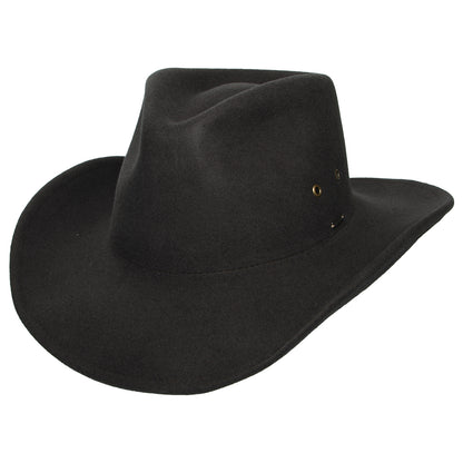 Brixton Hats Scottsdale Weather Guard Wool Felt Cowboy Hat - Chocolate