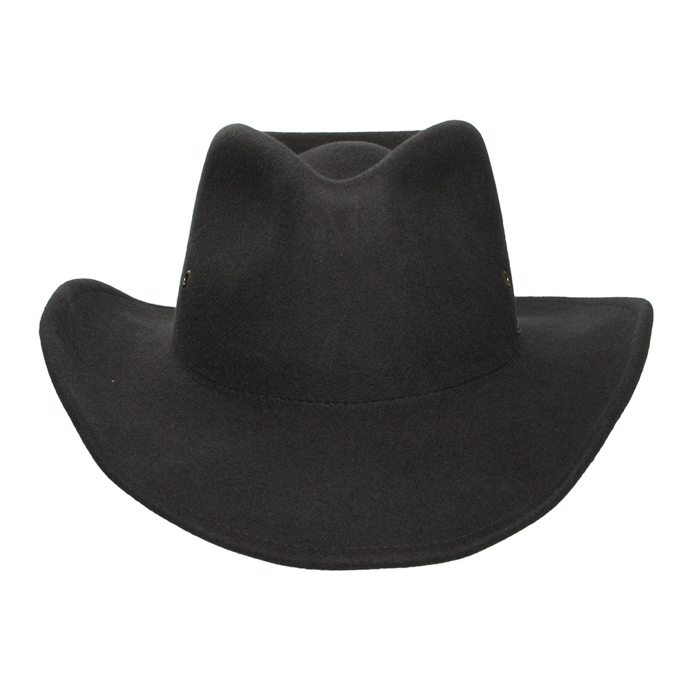 Brixton Hats Scottsdale Weather Guard Wool Felt Cowboy Hat - Chocolate