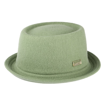 Kangol Wool Mowbray Pork Pie Hat - Sage