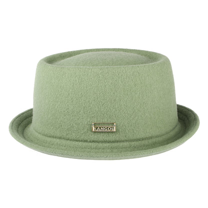 Kangol Wool Mowbray Pork Pie Hat - Sage