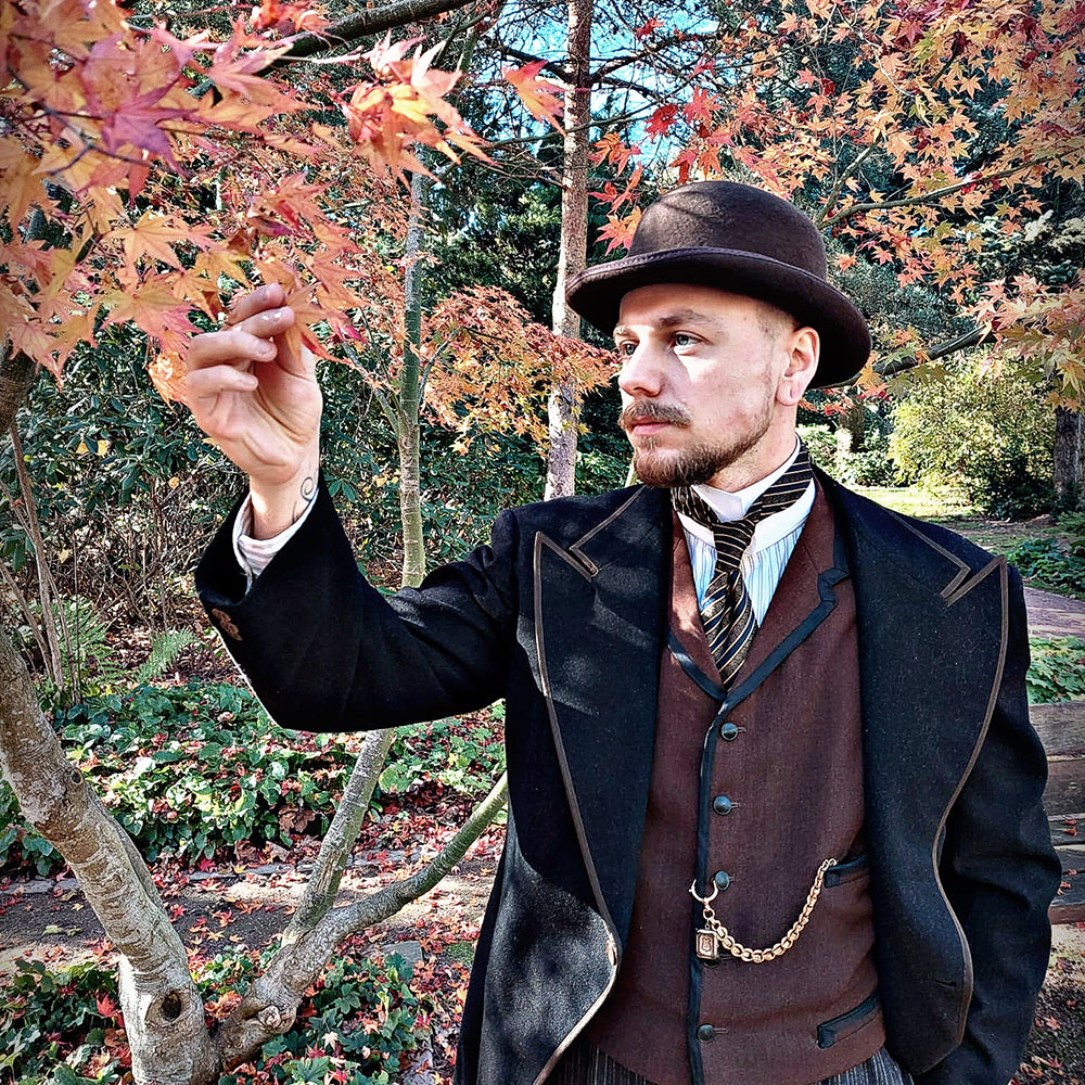 Jaxon & James Wool Felt English Bowler Hat - Brown