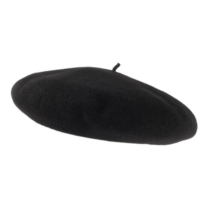 Héritage par Laulhère Hats Authentique Merino Wool Beret - Black