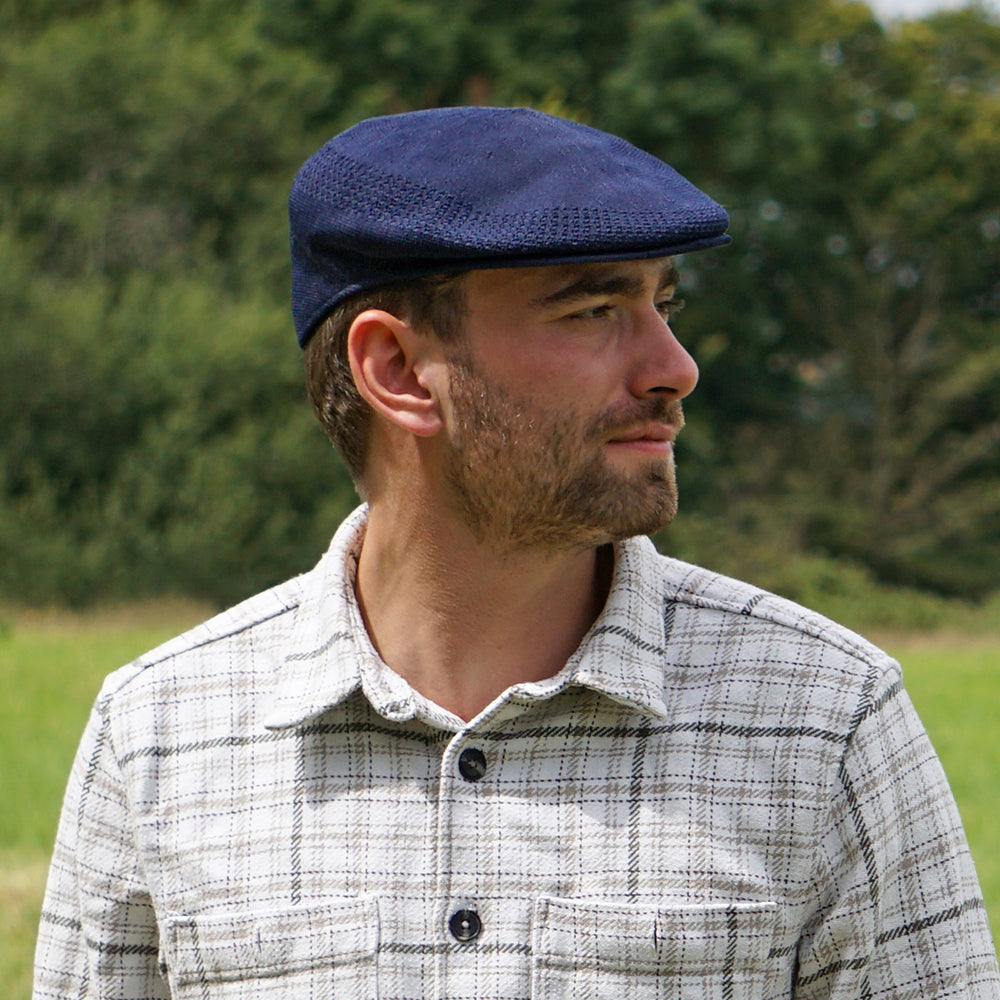 Jaxon & James Summer Flat Cap - Navy Blue