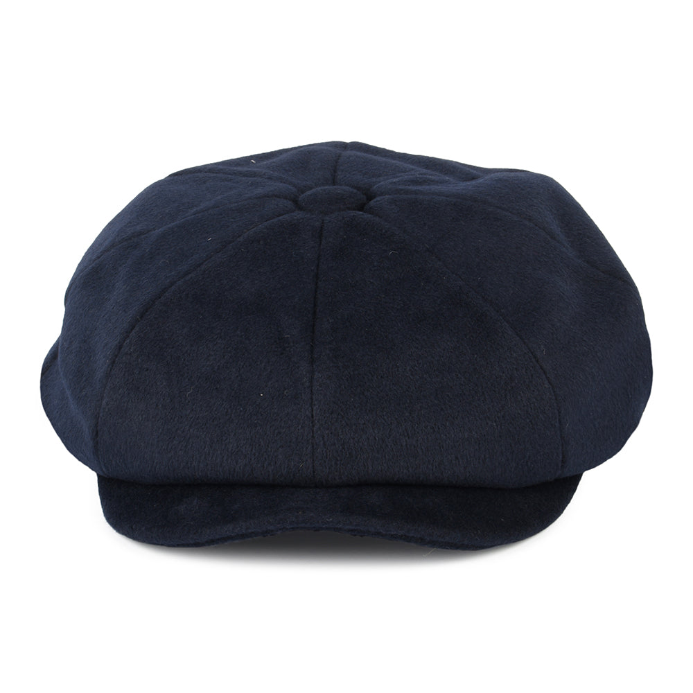 Barbour Hats Brendon Brushed Newsboy Cap - Navy Blue