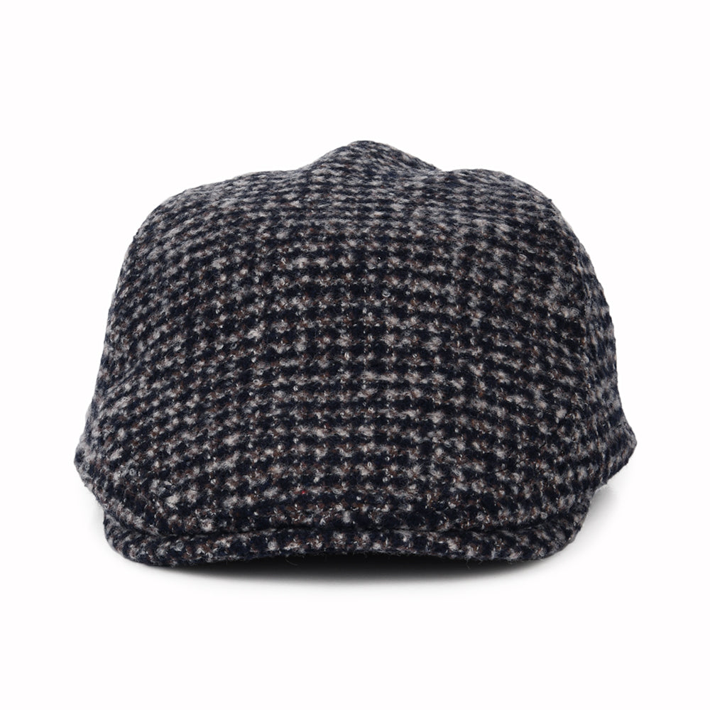 Bailey Hats Harwood Flat Cap - Navy-Brown-White