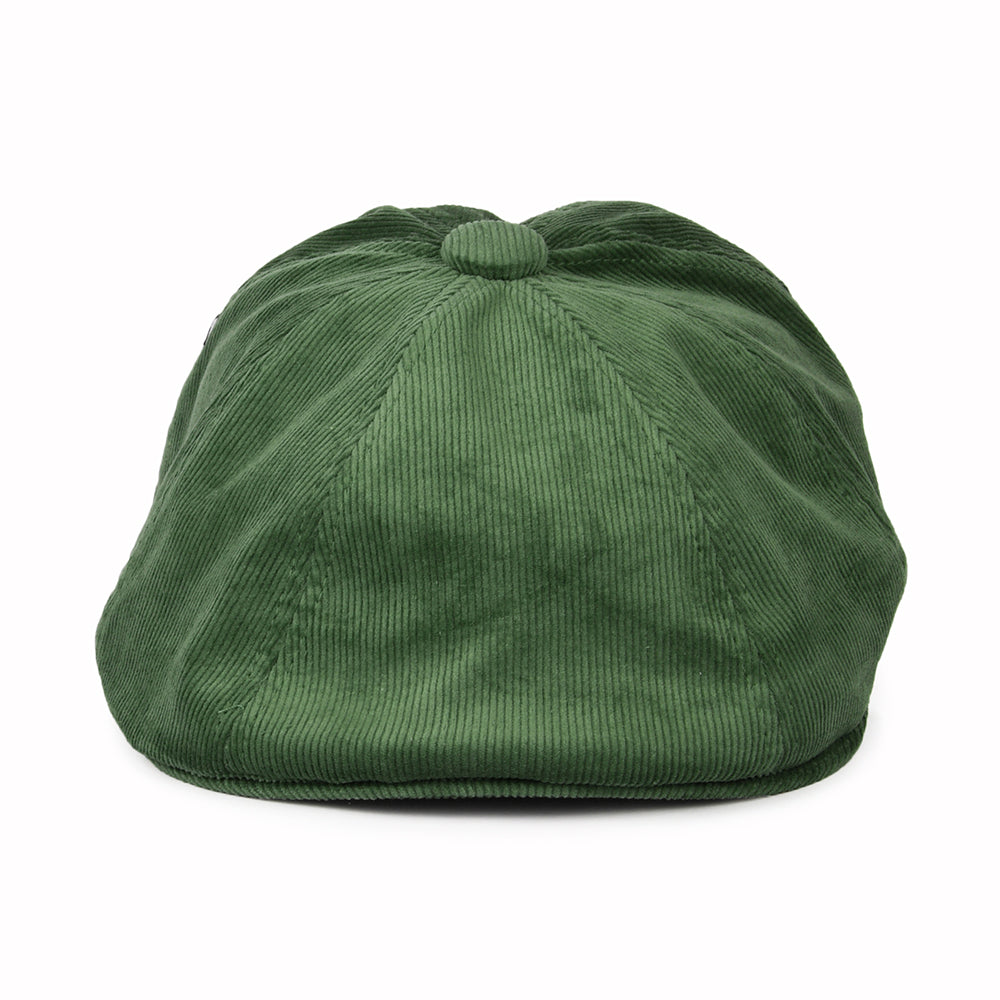 Kangol Hawker Corduroy Newsboy Cap - Olive