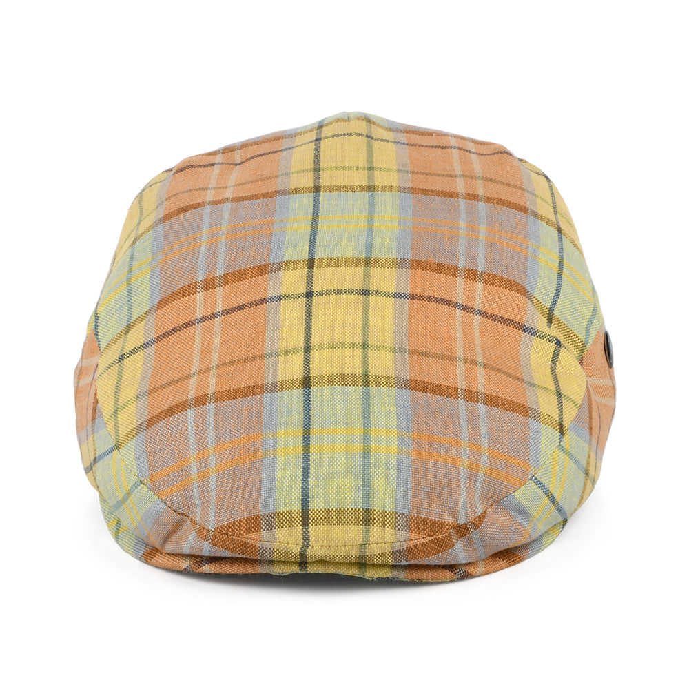 City Sport Golf Linen Flat Cap - Multi-Coloured