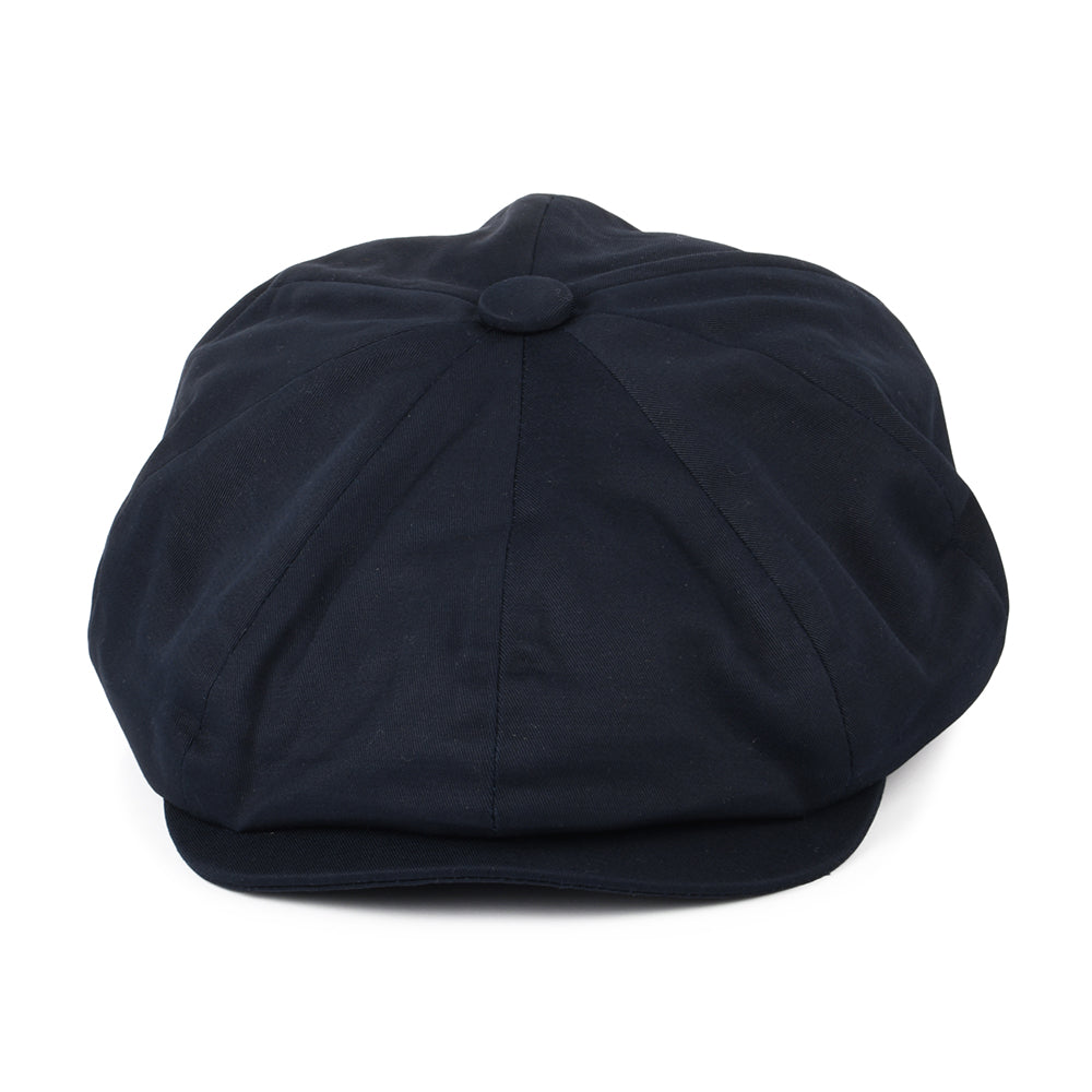 Christys Cotton 8 Piece Newsboy Cap - Navy Blue