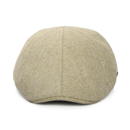 Barts Hats Mr. Mitchell Herringbone Duckbill Flat Cap - Sand