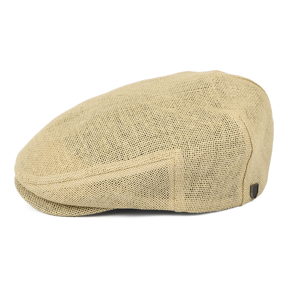 Brixton Hats Hooligan Lightweight Toyo Straw Flat Cap - Natural