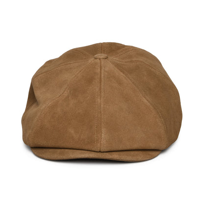 Brixton Hats Brood Reserve Suede Newsboy Cap - Toffee