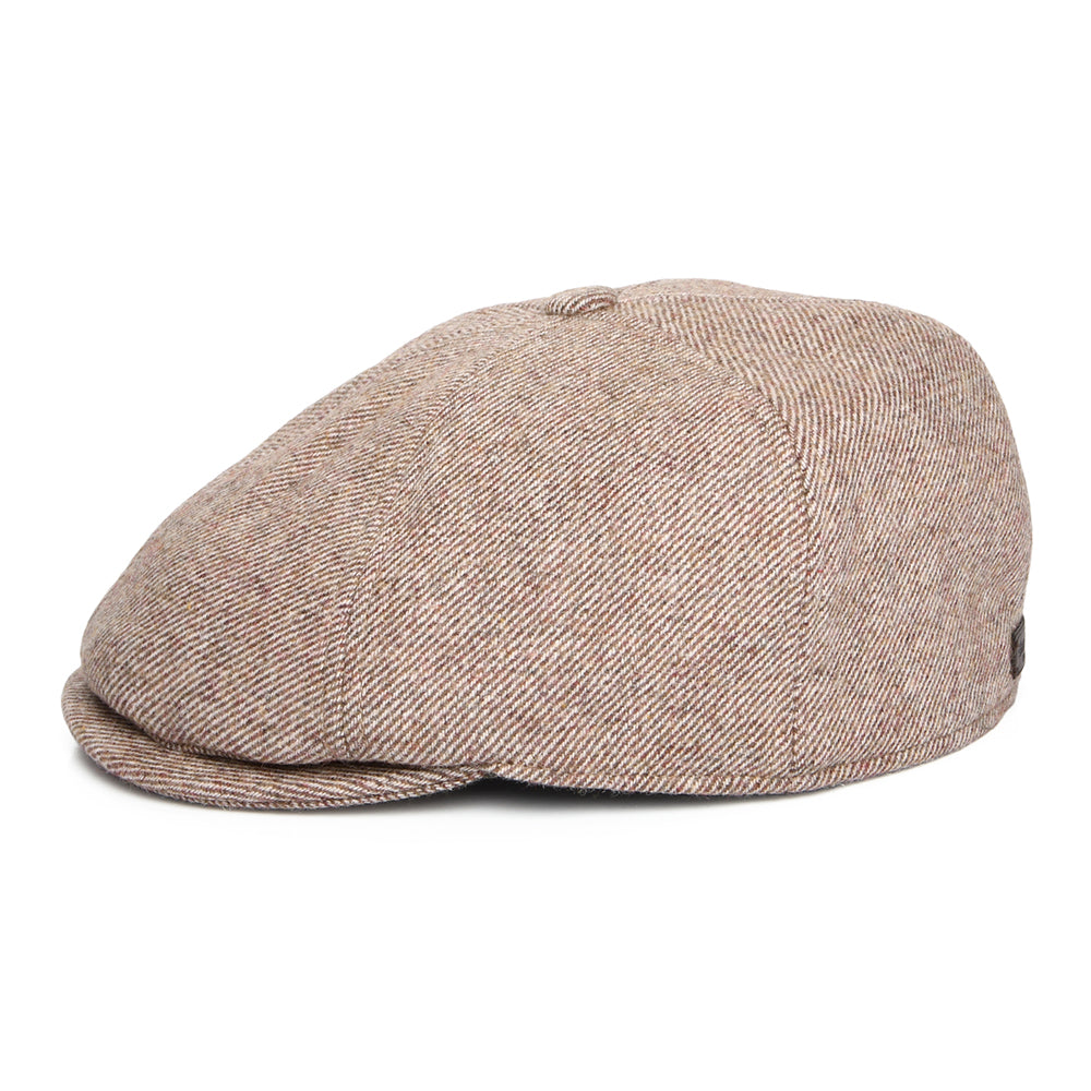 Barbour Hats Claymore Wool Blend Newsboy Cap - Red-Cream