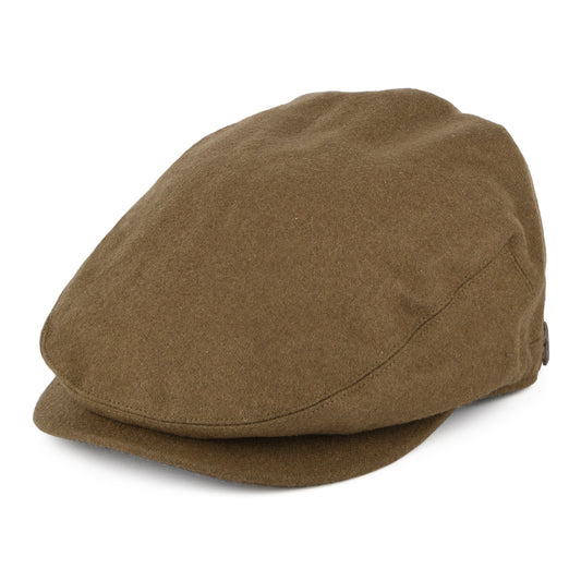 Barbour Hats Redshore Melton Wool Blend Flat Cap - Sandstone