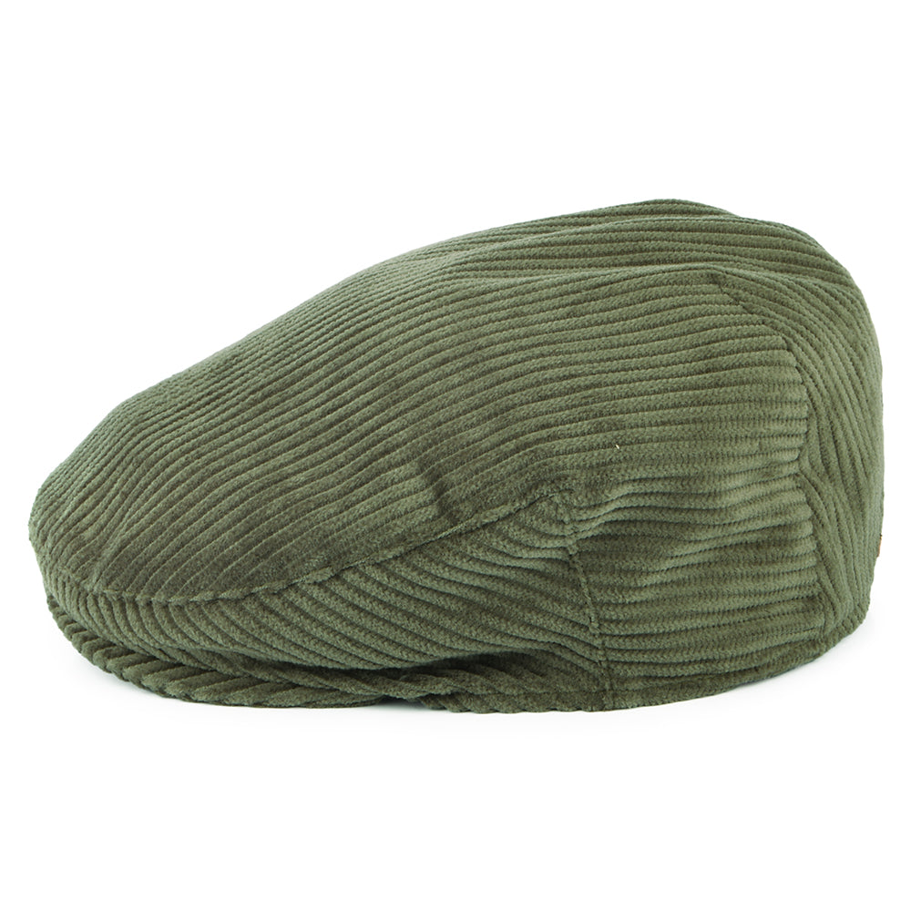 Barbour Hats Craster Corduroy Flat Cap - Olive