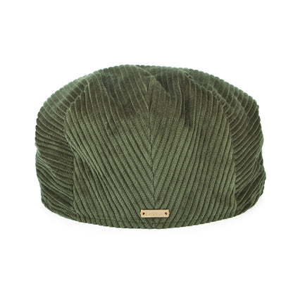 Barbour Hats Craster Corduroy Flat Cap - Olive