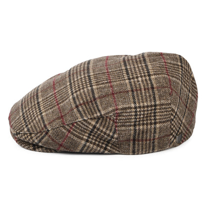 Brixton Hats 20th Anniversary Hooligan Plaid Flat Cap - Brown-Multi