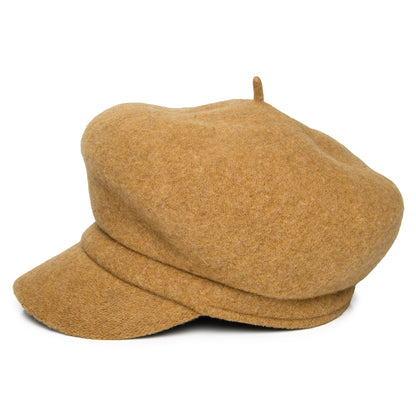 Whiteley Hats Vanessa Wool Baker Boy Cap - Mustard