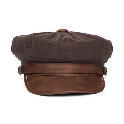 Jaxon & James Rebel Motorcycle Cap - Brown