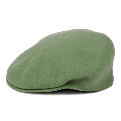 Kangol 504 Wool Flat Cap - Olive