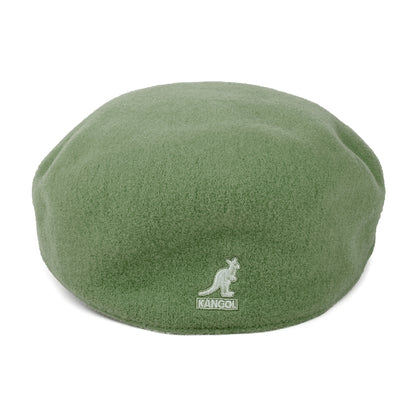 Kangol 504 Wool Flat Cap - Olive