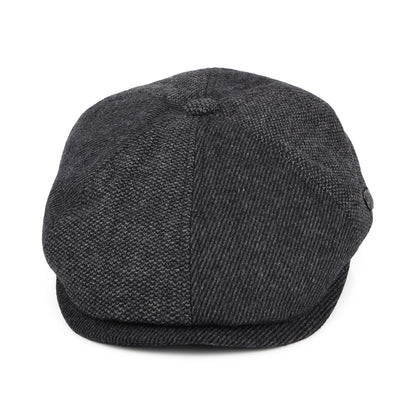 Failsworth Hats Hudson Mix Wool Blend Newsboy Cap - Charcoal