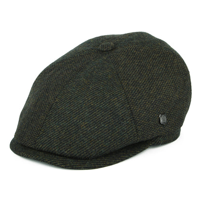 Failsworth Hats Hudson Mix Wool Blend Newsboy Cap - Loden