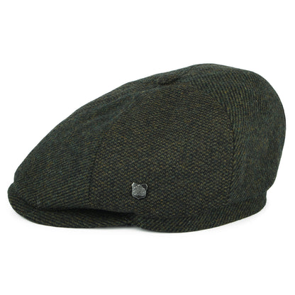 Failsworth Hats Hudson Mix Wool Blend Newsboy Cap - Loden