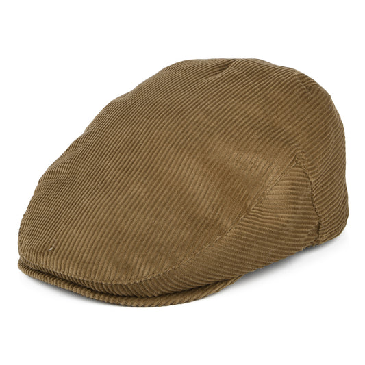 Failsworth Hats Corduroy Flat Cap - Light Brown