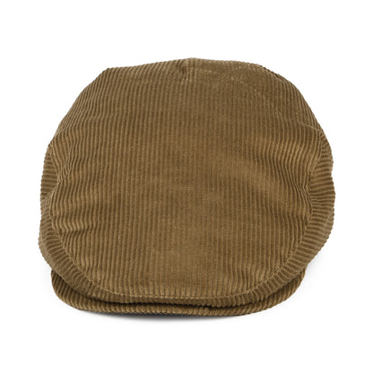 Failsworth Hats Corduroy Flat Cap - Light Brown