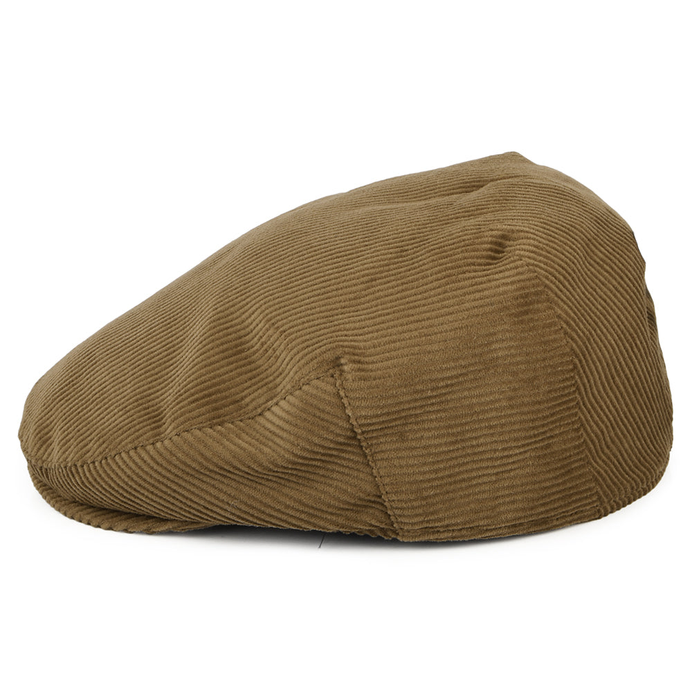 Failsworth Hats Corduroy Flat Cap - Light Brown