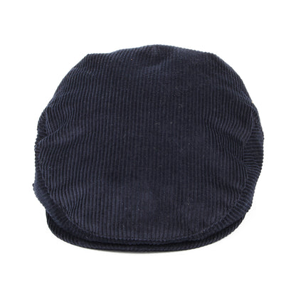 Failsworth Hats Corduroy Flat Cap - Navy Blue