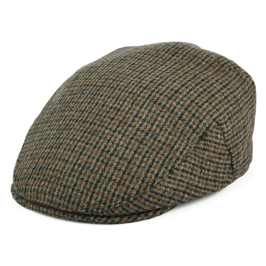 Failsworth Hats Worcester Wool Blend Flat Cap - Olive