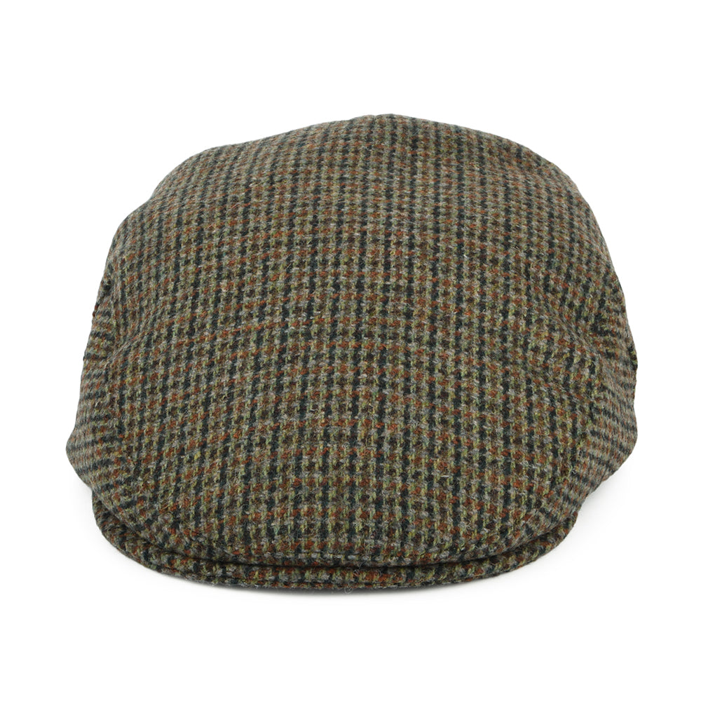 Failsworth Hats Worcester Wool Blend Flat Cap - Olive