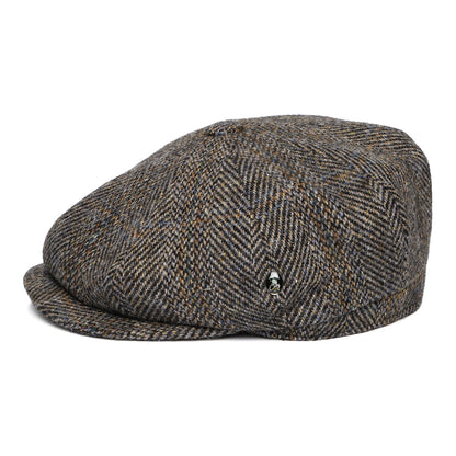 City Sport Harris Tweed Arthur Newsboy Cap - Multi-Coloured