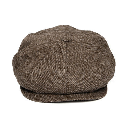 City Sport Merino Wool Newsboy Cap - Brown