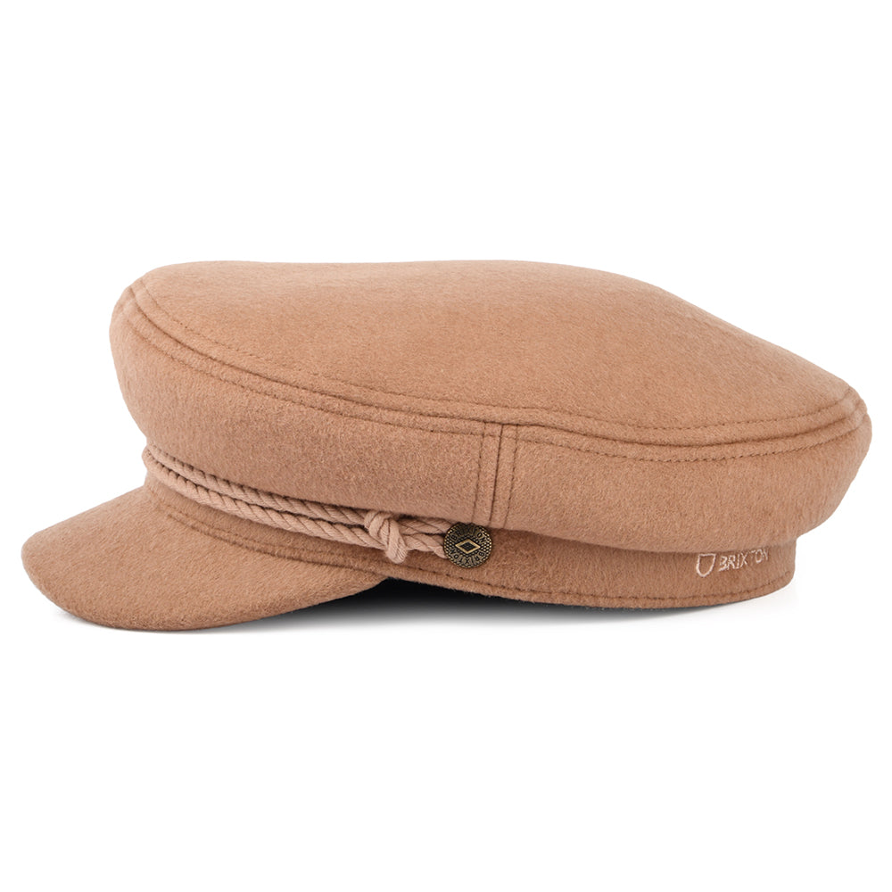 Brixton Hats Wool Blend Fiddler Cap - Rose