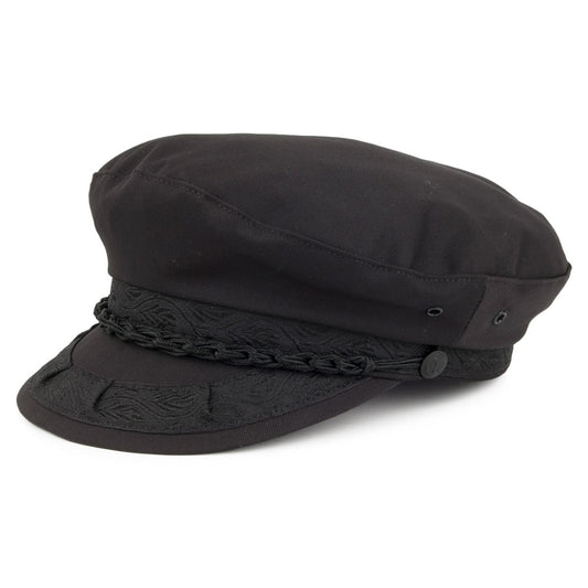 Jaxon & James Cotton Greek Fisherman Cap - Black